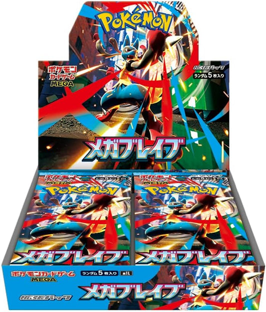 Pokemon Card Mega Brave Booster Box M1L Japanese Version