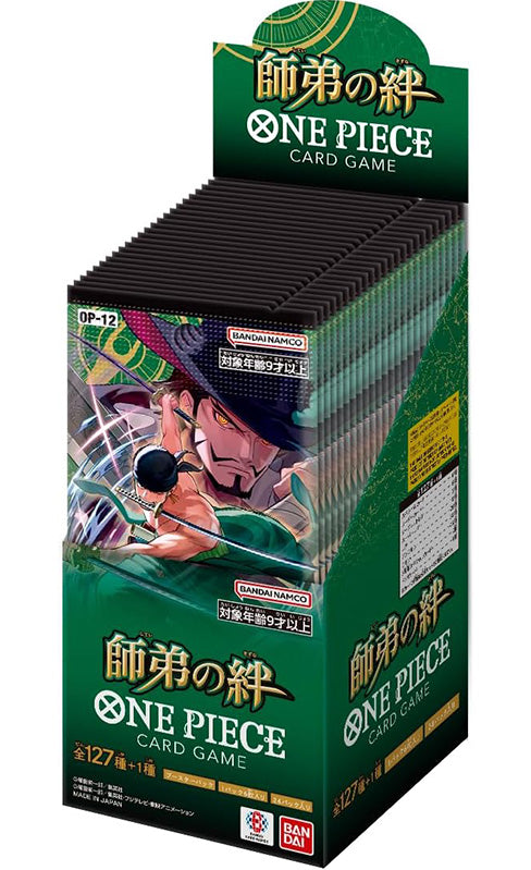 ONE PIECE CARD GAME OP-12 Bond of Master and Disciple Booster BOX Japanese version